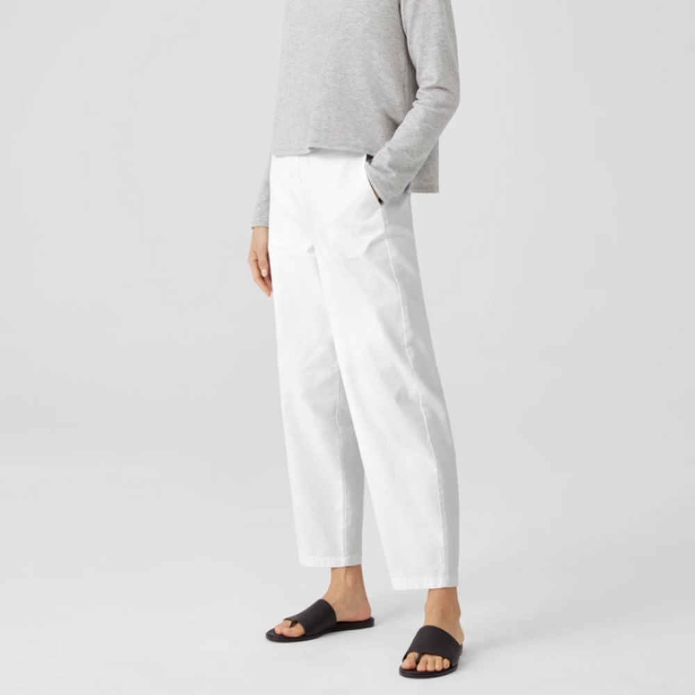 Eileen Fisher Organic Cotton Hemp Lantern Pants